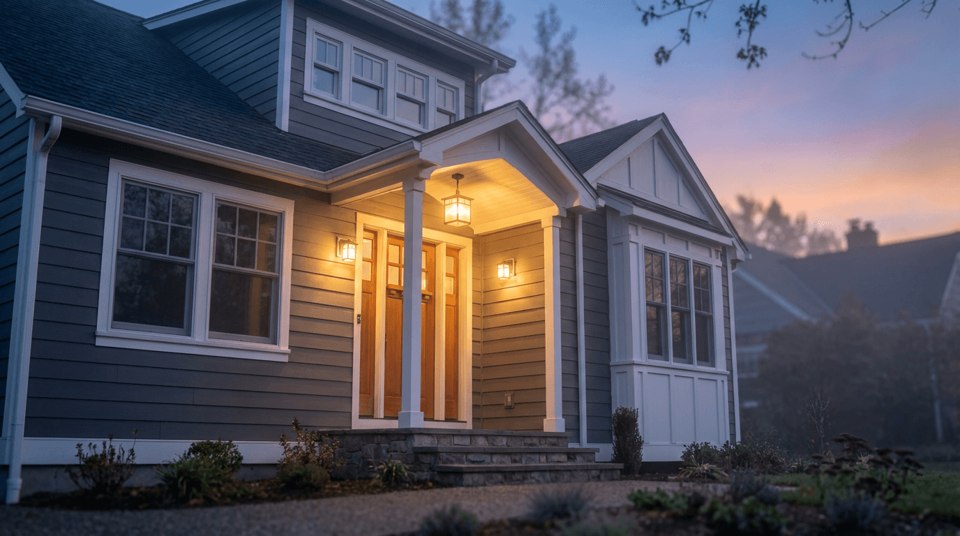 Single-family home in a residential Ohio neighborhood
